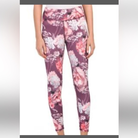EVCR Evolution and Creation Floral Leggings - Picture 1 of 8